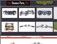 Tablet Screenshot of livesteamerparts.com